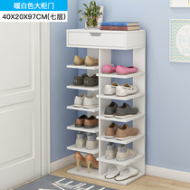 Shoe rack simple multi-layer dustproof living room household assembly economy space dormitory small shoe shelf door shoe cabinet