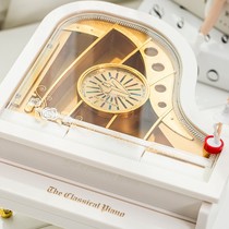 Childrens Day birthday gift creative piano music box ornaments rotating dance little girl music box student gifts