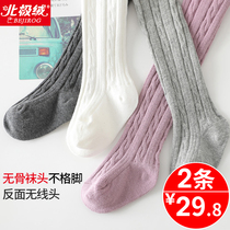 Spring and autumn girls pantyhose thin pantyhose cotton socks women baby leggings baby bottoming socks
