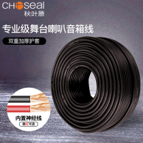 Akihabara professional sheath sound box line pure copper engineering fever stage speaker special line room outdoor wedding performance audio cable EVJV2 core 4 Core * 5 square high power Horn Cable