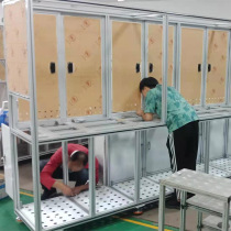 European standard aluminum profile frame frame equipment rack frame industrial aluminum profile 4040 Workbench bracket customization