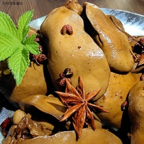 Fan-style sauce foie gras ready-to-use spicy small snacks Spiced Goose Liver Spicy Gourmet Food Snacks for Casual Foods