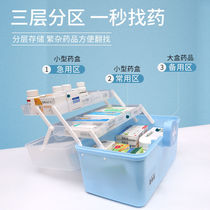 Home Medicine Box Multilayer Large Capacity Portable Medical Emergency Standing Medicine Small Medicine Box Home Medicine containing box