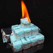 Alcohol block solid wax dry pot grilled fish alcohol block solid wax ignites charcoal barbecue shochu resistant refined wax