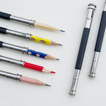 Pencil extender double head metal stainless steel pen sketch pencil extension rod pen extender
