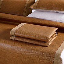 Cool mat 1 8m bed bamboo mat 2 meters wide 2 2 long foldable bamboo cold single-sided mat 1 5 single 1 2 summer 