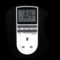 British smart home electronic timer kitchen electric car reservation timing switch socket automatic power off