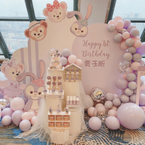 Star Derena Belina Bells Baby Baby Birthday Placement Balloon Scene Decoration 100 Days Banquet Kt Board Background Wall