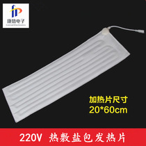 Conger 220V Hot Compress Salt Pack Electric Heating Sheet Eivet Fever Sheet Aluminum Foil Heating Sheet Silicone Wire Heating Mat