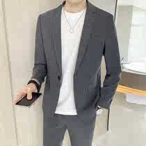 Autumn and winter handsome new trend fashion suit men's suit youth Korean slim fit a casual suit coat