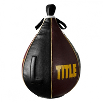 TITLE ALI GENUINE LEATHER boxing training retro professional LEATHER pear ball speed ball