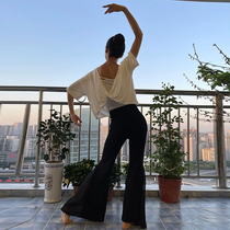 Classical dance practice clothes female dance clothes summer loose thin backless modern dance jacket jazz dance body training suit