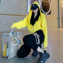 2022 Spring Autumn New Casual Sports Suit Women Fashion Foreign Gas Loose Pure Cotton Slim Dancing two sets of Eurogoods
