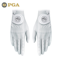 American PGA Golf Gloves Ladies Leather Gloves Full Sheepskin Detachable Mark 1 Pair Two Two
