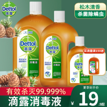 Dettol disinfectant Household sterilization clothing mite removal Personal washing underwear mopping floor toy disinfectant 250ml