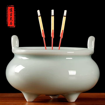 三足鼎瓷爐 三足鼎瓷爐 三足陶鼎品牌及商品- 京东