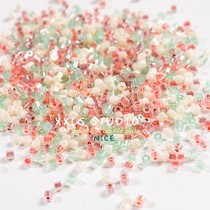 (Hexagonal beads mixed) TOHO Dongbao embroidered glass rice beads hand diy woven nail beads imported