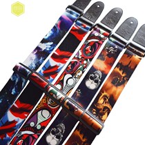 Folk guitar strap female student personality classic electric guitar strap classical guitar strap accessories to send nails