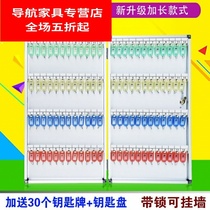 Key box wall-mounted key cabinet with lock storage box car property agency lock key management box