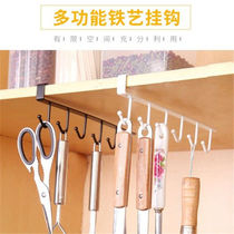 Wall-mounted key hanging wall shelve shelves Umbrella Containing Racks Versatile Clothing Cap Shelf Wall hook glued c