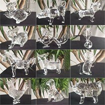 Crystal twelve 12 zodiac birthday wedding gift dog rabbit bull pig dragon wind water horse small pendulum complete handicraft
