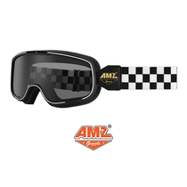 AMZ pull helmet wind mirror motorcycle full helmet Harley off-road goggles riding sunscreen locomotive retro glasses