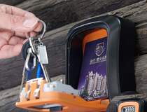 Password key box combination lock key box decoration site B & B door wall-mounted cats eye decoration key password box