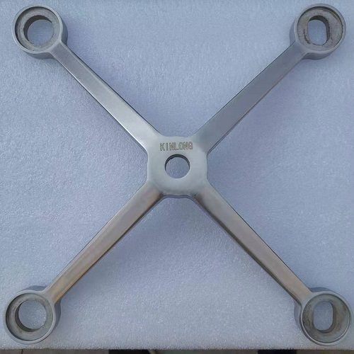 Underground garage ramp point branched glass rain shed hardware accessories strong 304 stainless steel joint claws