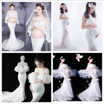 Sale of new white pregnant woman photo photo costume photo studio pregnant woman pregnant photo clothes big belly pregnant photo photo dress