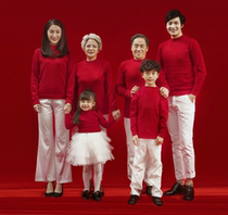 2022 new children Photographic clothing Pictures Photo Full family Foo Han version Fashion China Wind Six Mouth Kiss
