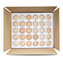 30 pearl cotton egg bubble anti - seismic foam packaging box grass egg gift box customized