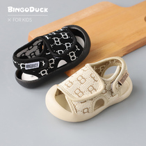 Bingo Duck Baby Sandals Mens Walking Shoes 0-1-2 Year Old 3 Spring Summer Baby Girl Non-slip Soft Bottom Breathable Shoes