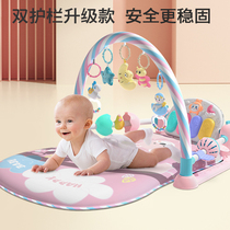 新生儿多功能音乐脚踏钢琴健身架0-12个月宝宝益智早教玩具礼盒送