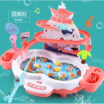 Fishing toy girl 3-4-6 birthday gift three or four weeks baby Development Intelligence 5 childrens puzzle multi-function