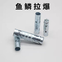 Fish scale pull explosion ceiling expansion screw pull head integrated accessories three-piece set of boom built-in m6m8m10m12