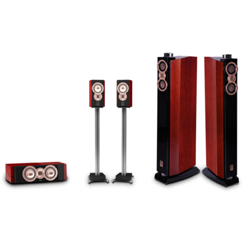  4 278 00 Ailang DX 2 Main And Central Five piece Sound Box HIFI Sound 5 1 Solid Wood Sound 