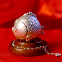 Fanhua Shangpin koi sterling silver tea maker 999 foot silver tea filter tea ball filter tea bream tea pet tea set