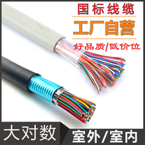 Communication large number 50 pairs cable telephone cable ANTEER National Standard 100 oxygen free copper HYA203025