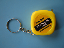 Carry Mini 1m small steel tape ruler 1m small tape measure meter ruler stainless steel small ruler with key chain