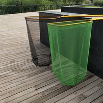  Sturgeon net herring big net imported aluminum alloy telescopic black pit extra large net pocket giant fishing gear fishing supplies