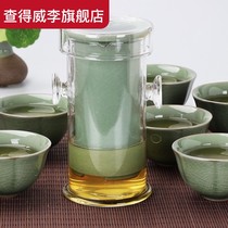 Special teapot black tea kung fu tea set special glass tea breener tea maker inner container filter flower tea