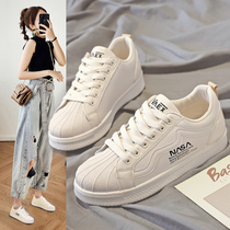 Mostarsea walking is not tired feet ~ shell head white shoes womens leather casual wild wild flat sole shoes board shoes