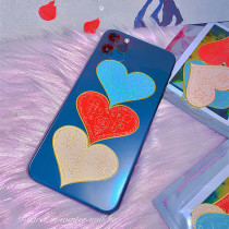 Thai handicraft Buddha brand authentic Ajahn Nong Sanxin mobile phone sticker mobile phone shell sticker card blue red powder set