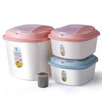 Rice bucket household moisture-proof insect-proof sealed rice bucket 20kg rice tank flour storage bucket rice storage tank grain storage