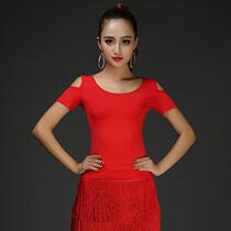 Pint adults Seasons Latin Dance on clothes Performance Dance Performance Suit New Upper MDLSJ Practice Shoulder Female