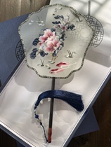 Fenghong Yegon Ronghua Ink Jubilee Embroidery Pupil Han Wenxian Machine Embroidery Single-dimensional Class Show Show