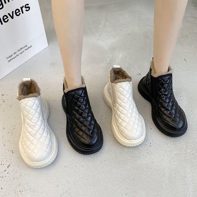 taobao agent Winter warm non-slip boots platform, internet celebrity, 2023
