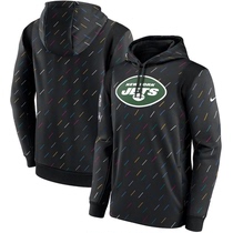 New York jet black Gray full print NFL hoodies black Gray American training NFL coat