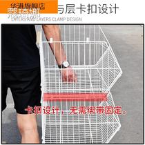 Supermarket shopping mall float shelf special dump truck promotion table try to eat push pile head pulley mobile display stand