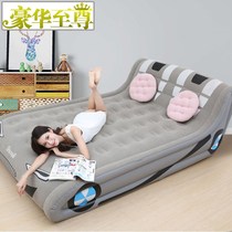  Inflatable mattress household single double cartoon cute extra high air cushion bed lazy sofa tatami floor shop
